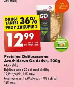 Biedronka Proteina odtłuszczowa arachidowa Go Active oferta