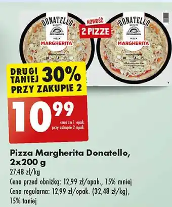 Biedronka Pizza margherita Donatello oferta