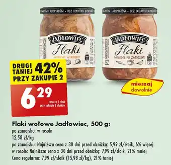 Biedronka Flaki wołowe w rosole Jadłowiec oferta