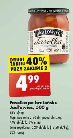 Biedronka Fasolka po bretońsku Jadłowiec oferta
