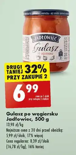Biedronka Gulasz po węgiersku Jadłowiec oferta