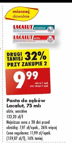 Pasta do zębów Lacalut Aktiv