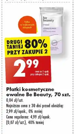 Biedronka Płatki kosmetyczne Be Beauty oferta