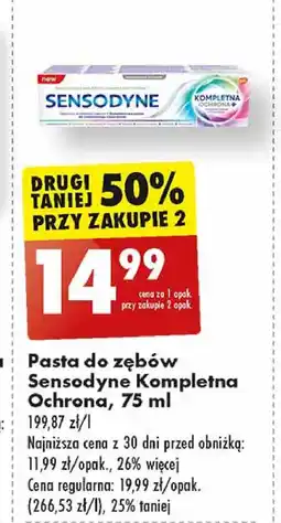 Biedronka Pasta do zębów Sensodyne Kompletna Ochrona+ oferta