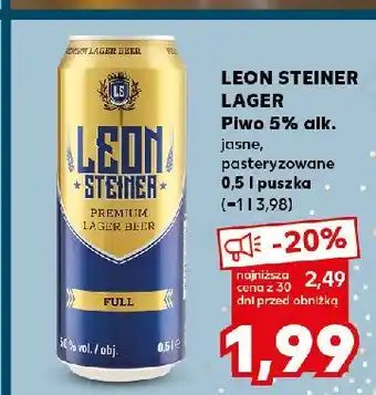 Kaufland Piwo Leonsteiner Premium Lager Full oferta