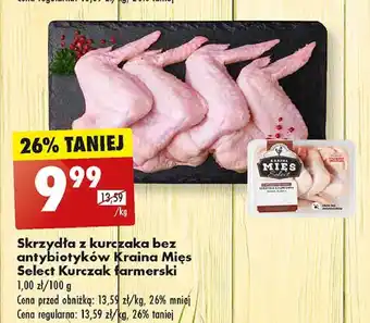 Biedronka Skrzydła z kurczaka farmerskiego Kraina Mięs Select oferta