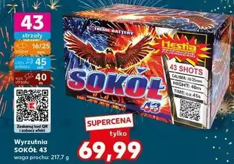 Kaufland Wyrzutnia sokół 43 strzały Hestia oferta