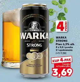 Kaufland Piwo Warka Strong oferta