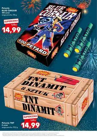 Kaufland Petardy blue corsair Hestia oferta
