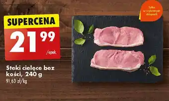 Biedronka Steki cielęce bez kości oferta