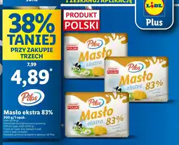 Lidl Masło Pilos oferta