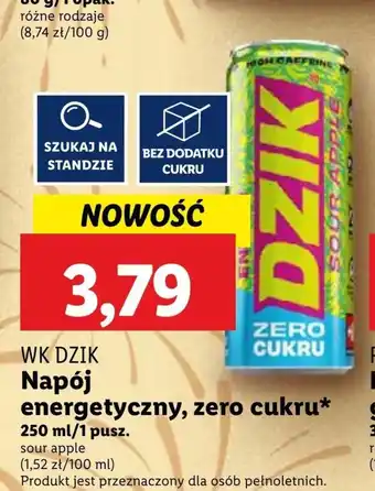 Lidl Napój energetyczny WK Dzik oferta