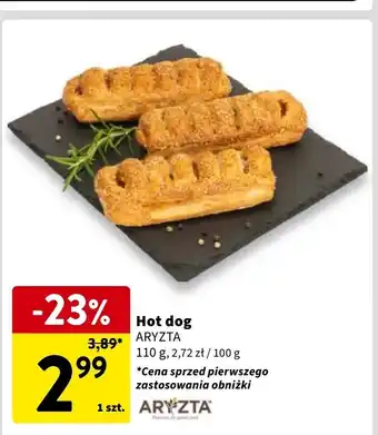 Intermarche Przekąska hot dog Aryzta oferta