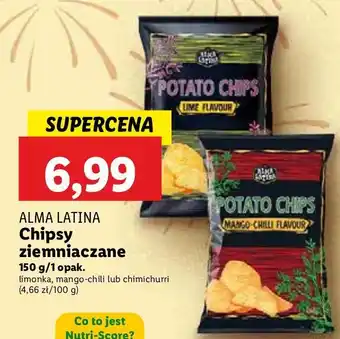 Lidl Chipsy chimchurry flavour Alma Latina oferta