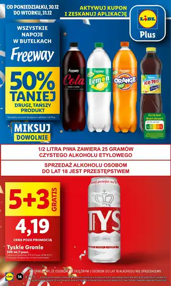 Lidl Piwo Tyskie Gronie oferta