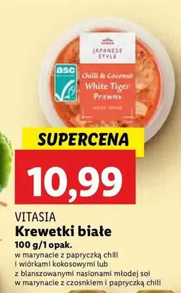 Lidl Krewetki białe z wiórkami kokosa i chili Vitasia oferta