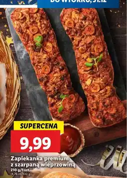Lidl Zapiekanka premium z szarpaną wieprzowiną oferta