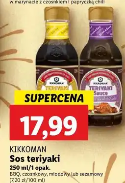 Lidl Sos teriyaki z prażonym sezamem Kikkoman oferta