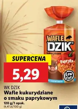 Lidl Wafle kukurydziane paprykowe Wk Dzik oferta