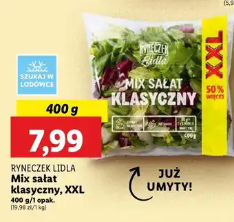 Lidl Mix sałat klasyczny Ryneczek Lidla oferta