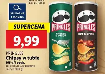 Lidl Chipsy hot & spicy Pringles oferta