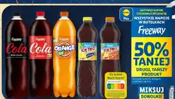 Lidl Herbata mrożona zero brzoskwiniowa Freeway Ice Tea oferta