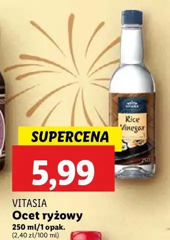 Lidl Ocet ryżowy Vitasia oferta
