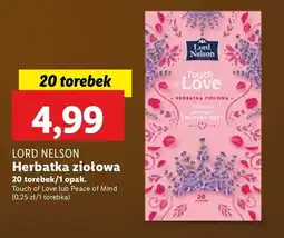 Lidl Herbata touch of love Lord Nelson oferta