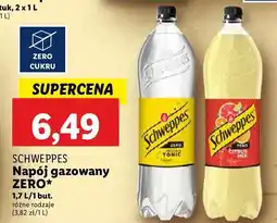 Lidl Napój citrus mix zero Schweppes oferta