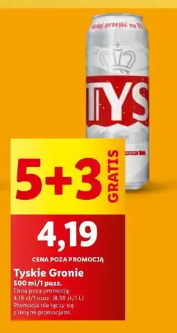 Lidl Piwo Tyskie Gronie oferta