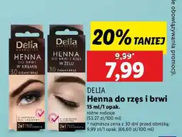 Henna żelowa do brwi i rzęs 3.0 ciemny brąz Delia Eyebrow Expert