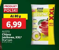 Lidl Chipsy jabłkowe Alesto oferta