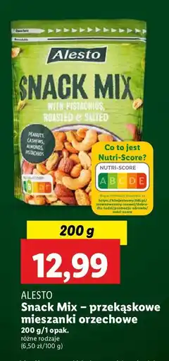 Lidl Orzechowy mix Alesto oferta