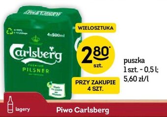 Żabka Piwo Carlsberg Pilsner 500ml oferta