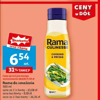 Auchan Tłuszcz do smażenia Rama Culinesse oferta