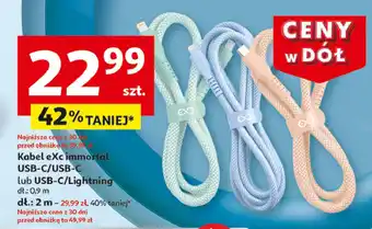 Auchan Kabel usb-lighting 2 m Exc oferta