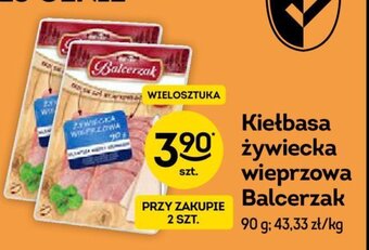 Żabka Kiełbasa żywiecka wieprzowa Balcerzak 90g oferta