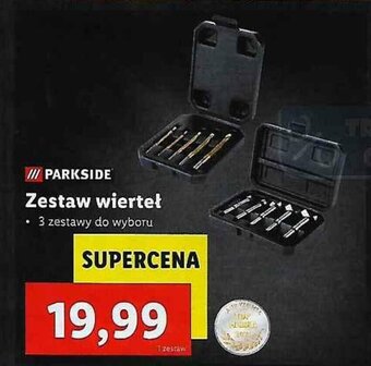 Lidl Zestaw wierteł oferta