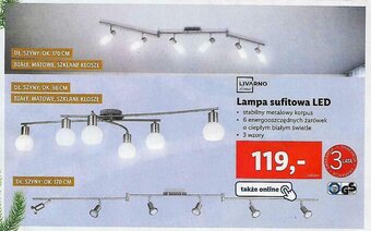 Lidl Lampa sufitowa LED oferta