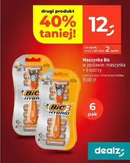 Dealz Maszynka do golenia + 6 wkładów Bic 3 Hybrid oferta