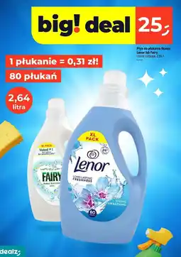 Dealz Płyn do płukania tkanin original Fairy oferta
