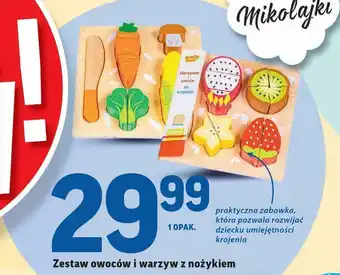 Intermarche Zestaw owoców i warzyw z nożykiem oferta