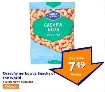 Action Orzechy nerkowca Snacks of the World oferta