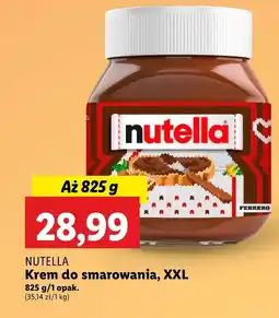 Lidl Krem do smarowania Nutella oferta