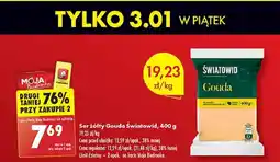 Biedronka Ser gouda Światowid oferta