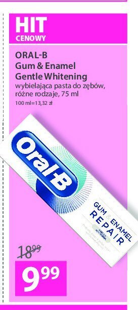 Hebe Pasta do zębów gentle whitening 1 SZT 75 ML oferta