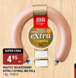 bi1 PASZTET DELIKATESOWY EXTRA Z SZYNKĄ JBB oferta