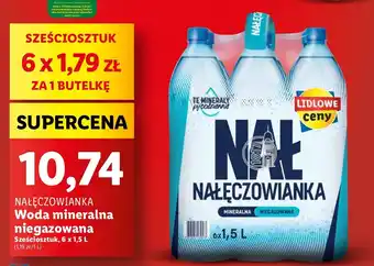 Lidl Woda niegazowana Nałęczowianka oferta