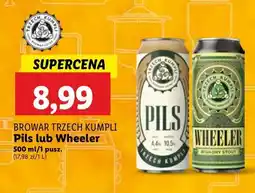 Lidl Piwo Trzech Kumpli Wheeler oferta