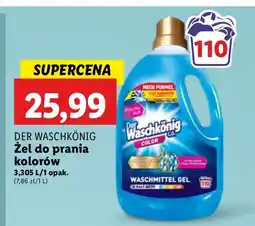 Lidl Żel do prania color Der Waschkonig oferta